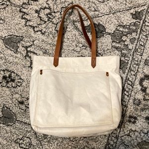 Madewell canvas medium transport tote